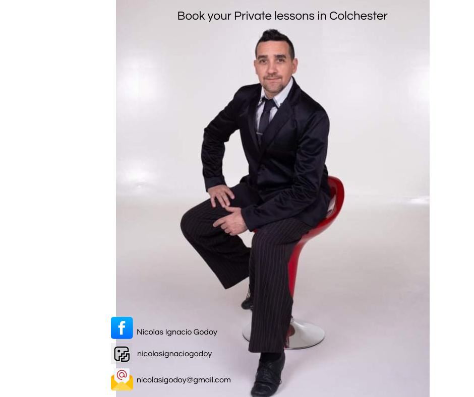 Private Argentine tango lessons with Nicolas Ignacio Godoy in Colchester