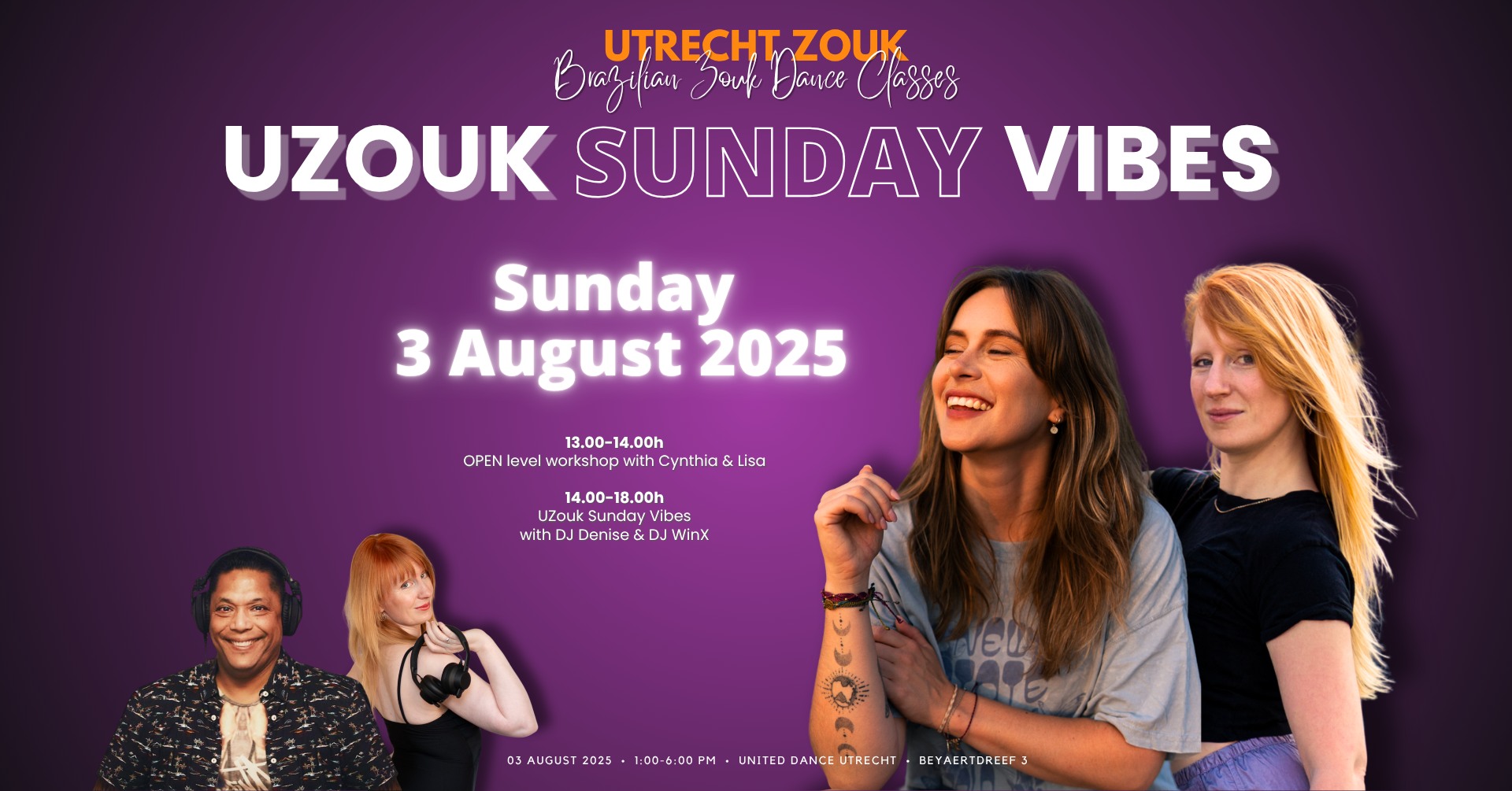 UZouk Sunday Vibes - 100% Brazilian Zouk Social