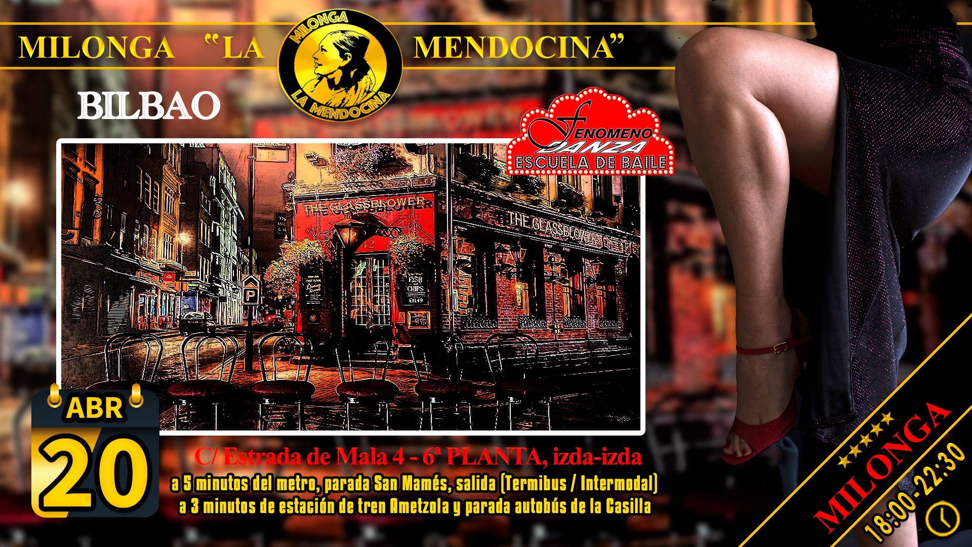 Milonga la Mendocina 20 de Abril de 2024