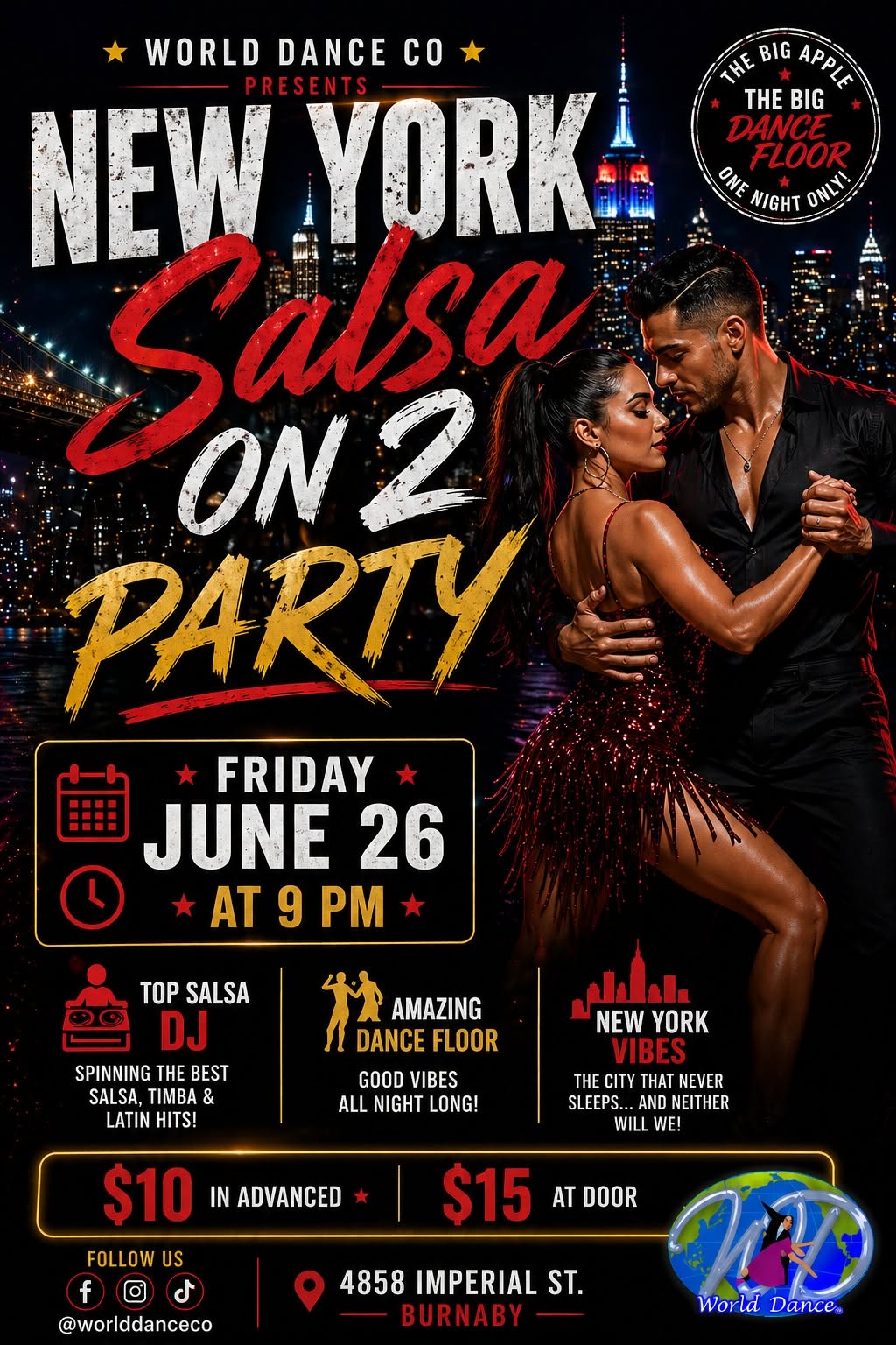 ππ½ New york salsa on 2 Party π₯πΆ
