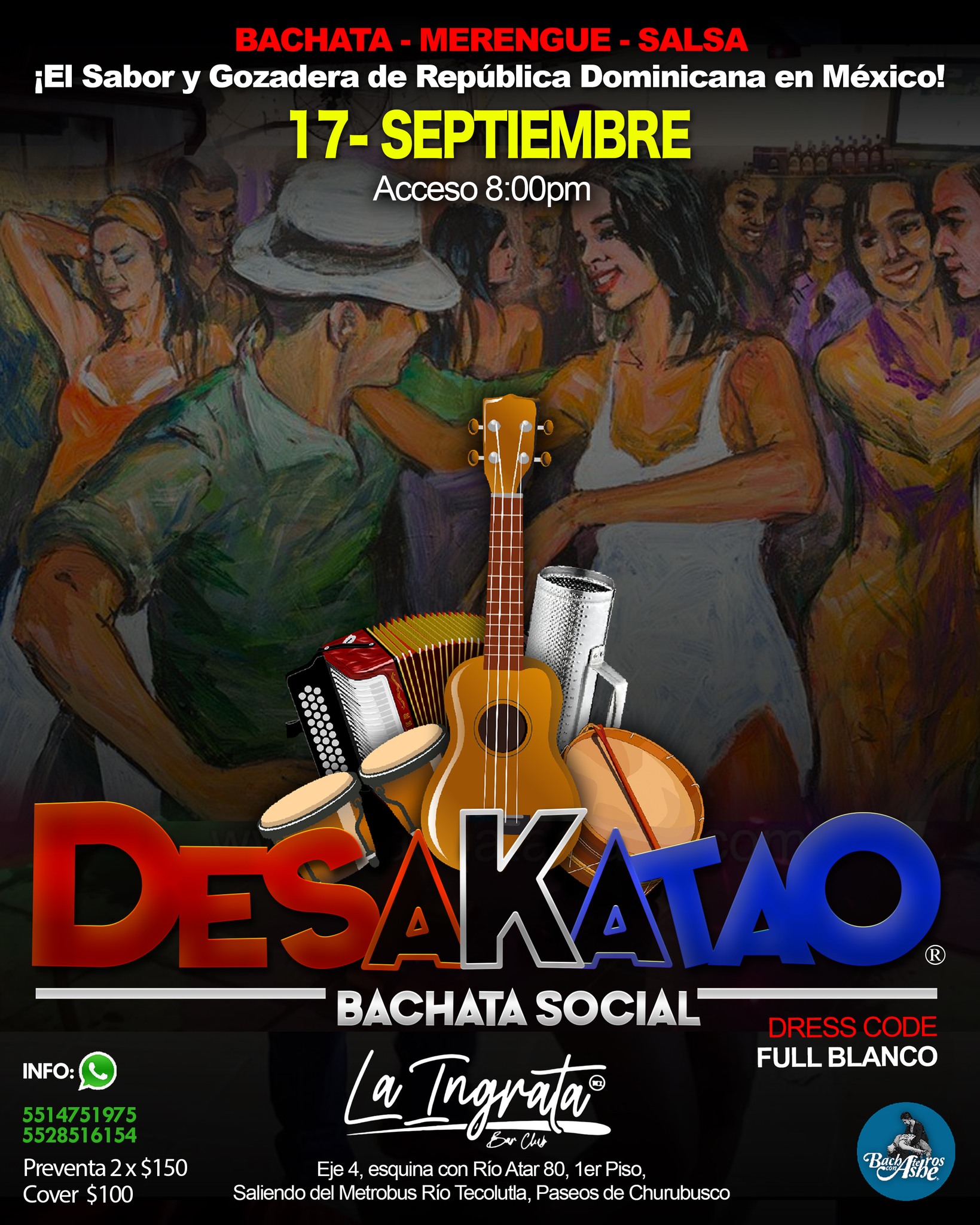 ¨Desakatao¨ Bachata Social 17 de Septiembre