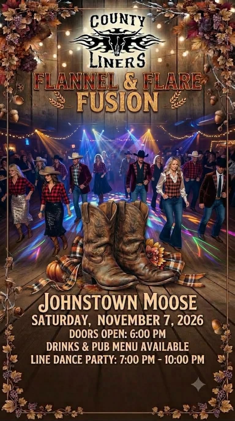 🍁👔 Flannel & Flare Fusion Line Dance Party! 👠👢