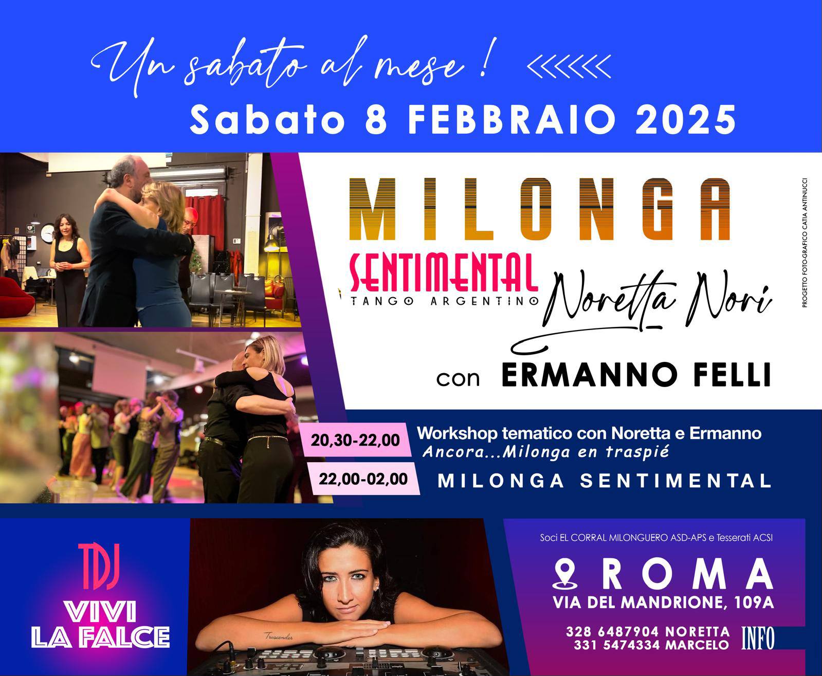 Milonga Sentimental il sabato milonguero al Loft - TDJ Vivi La Falce