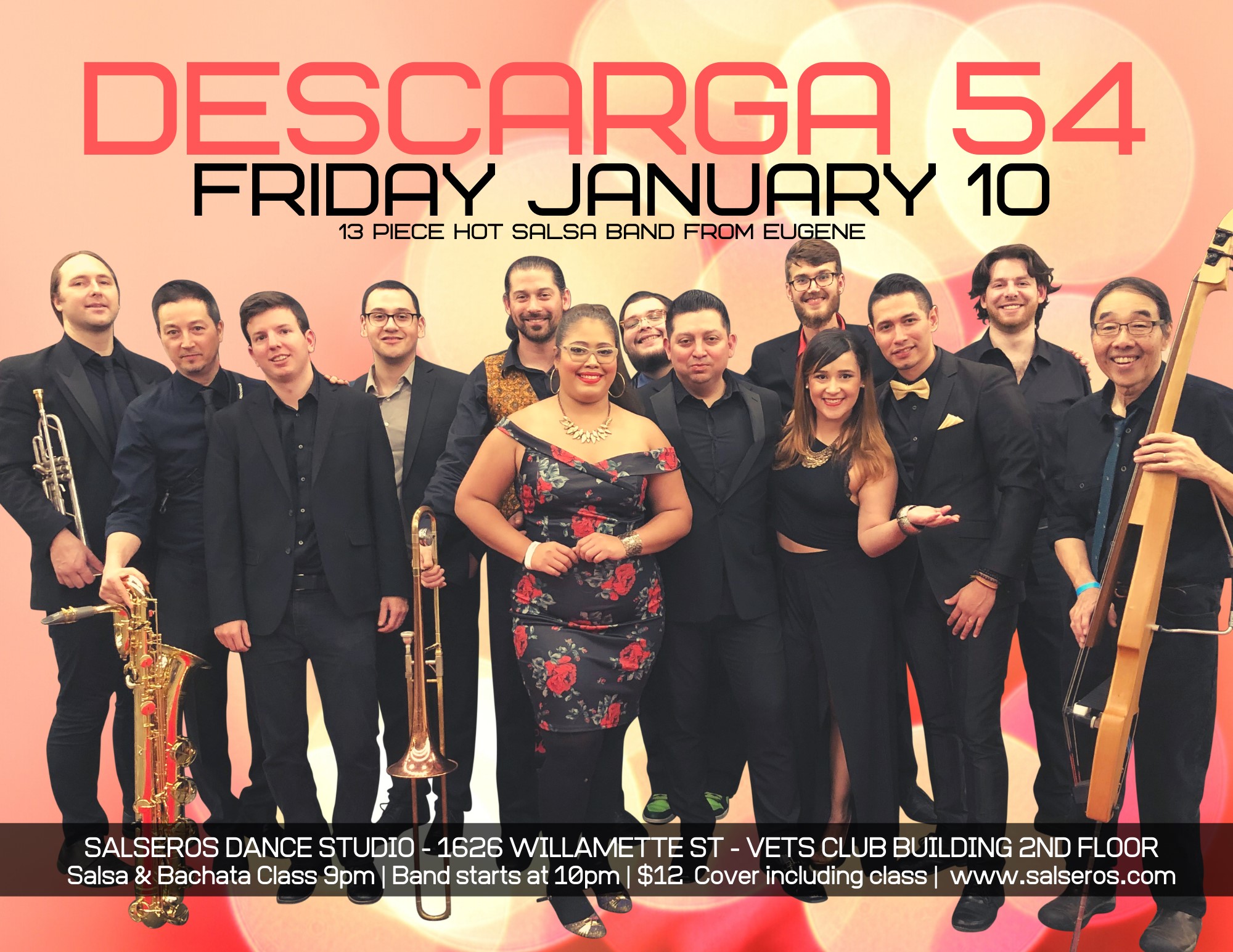 Live Salsa with Orquesta Descarga 54