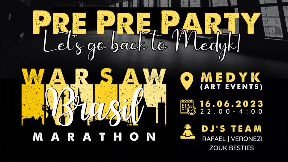 Pre Pre Party of Warsaw Brasil Marathon