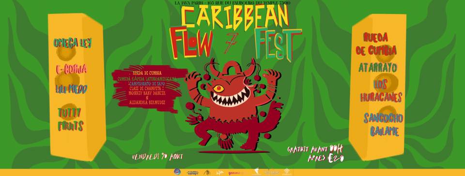 🧞♀️🌴🐬 >>CARIBBEAN FLOW FEST PARIS #7>>>>🐬🌴🧞♀️🕺🪩💃 Édition RENTRÉE