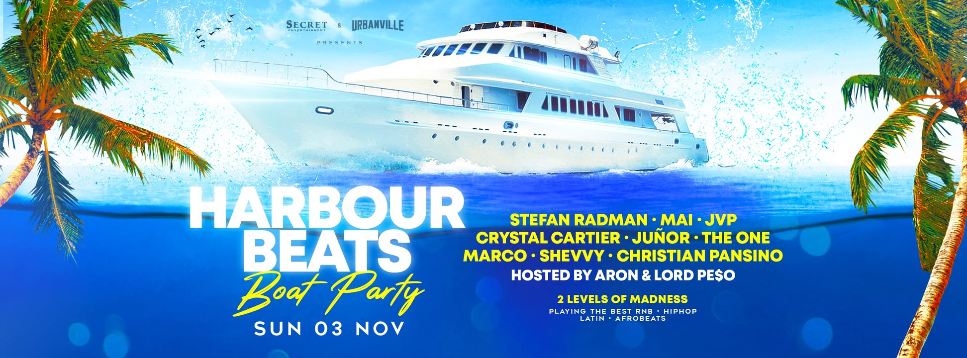 Harbour Beats Boats Party! Melbourne Cup Weekend