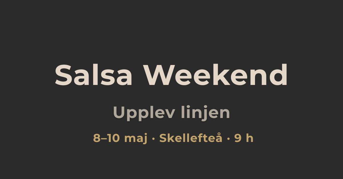Salsa Weekend