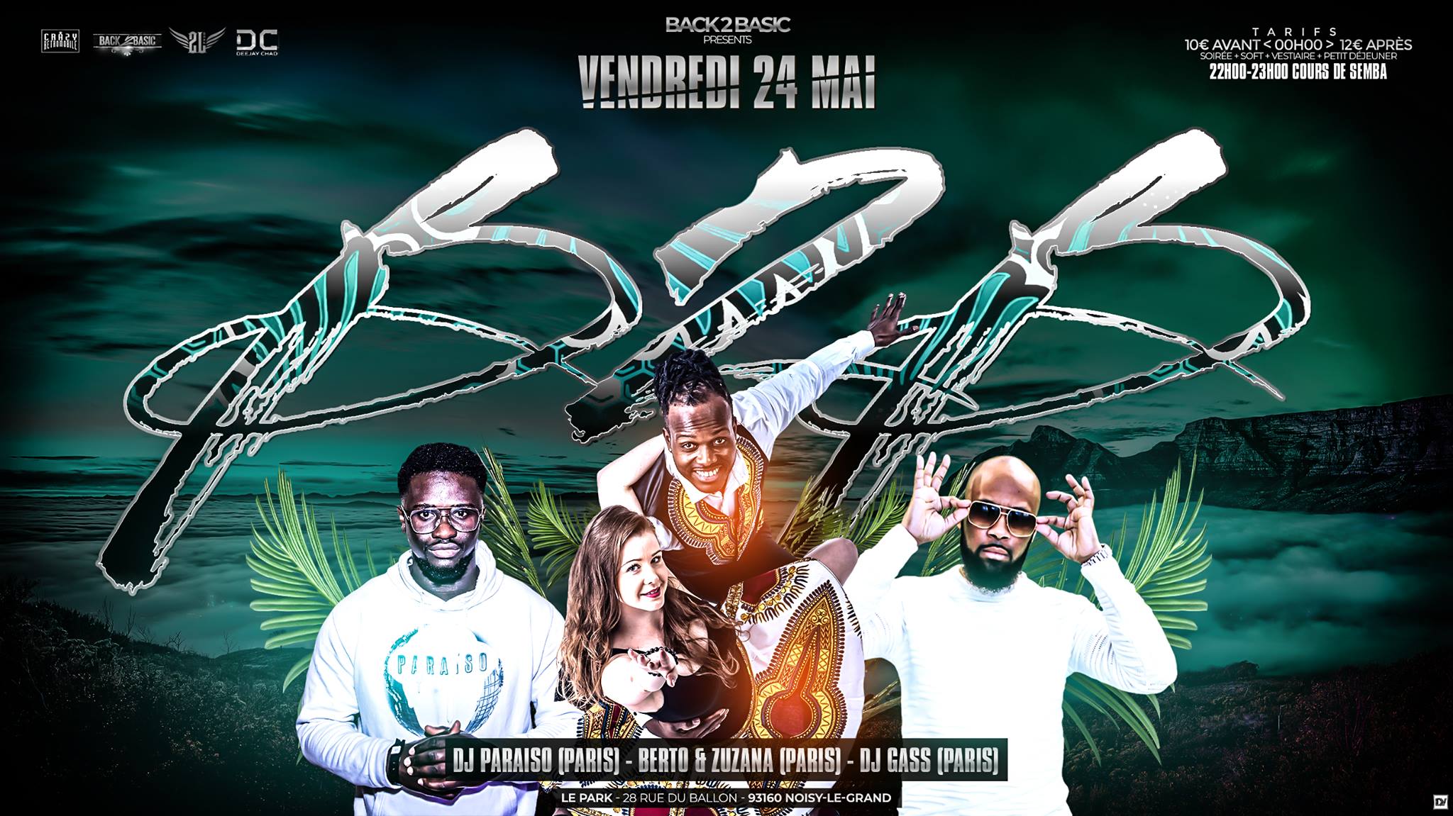 Vendredi 24 Mai - Kizomba 100% Back 2 Basic Edition Mai 2019