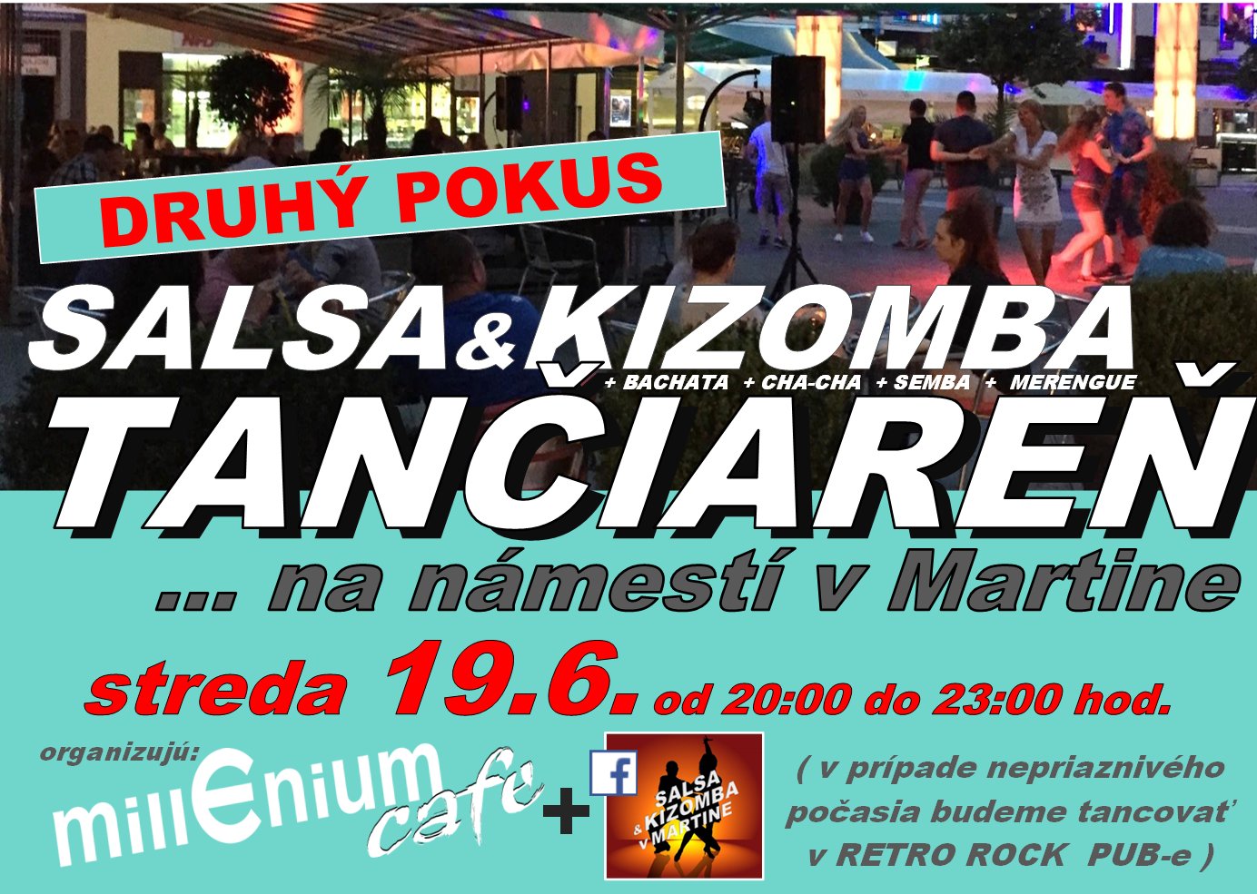 Salsa & Kizomba TANČIAREŇ na námestí v Martine