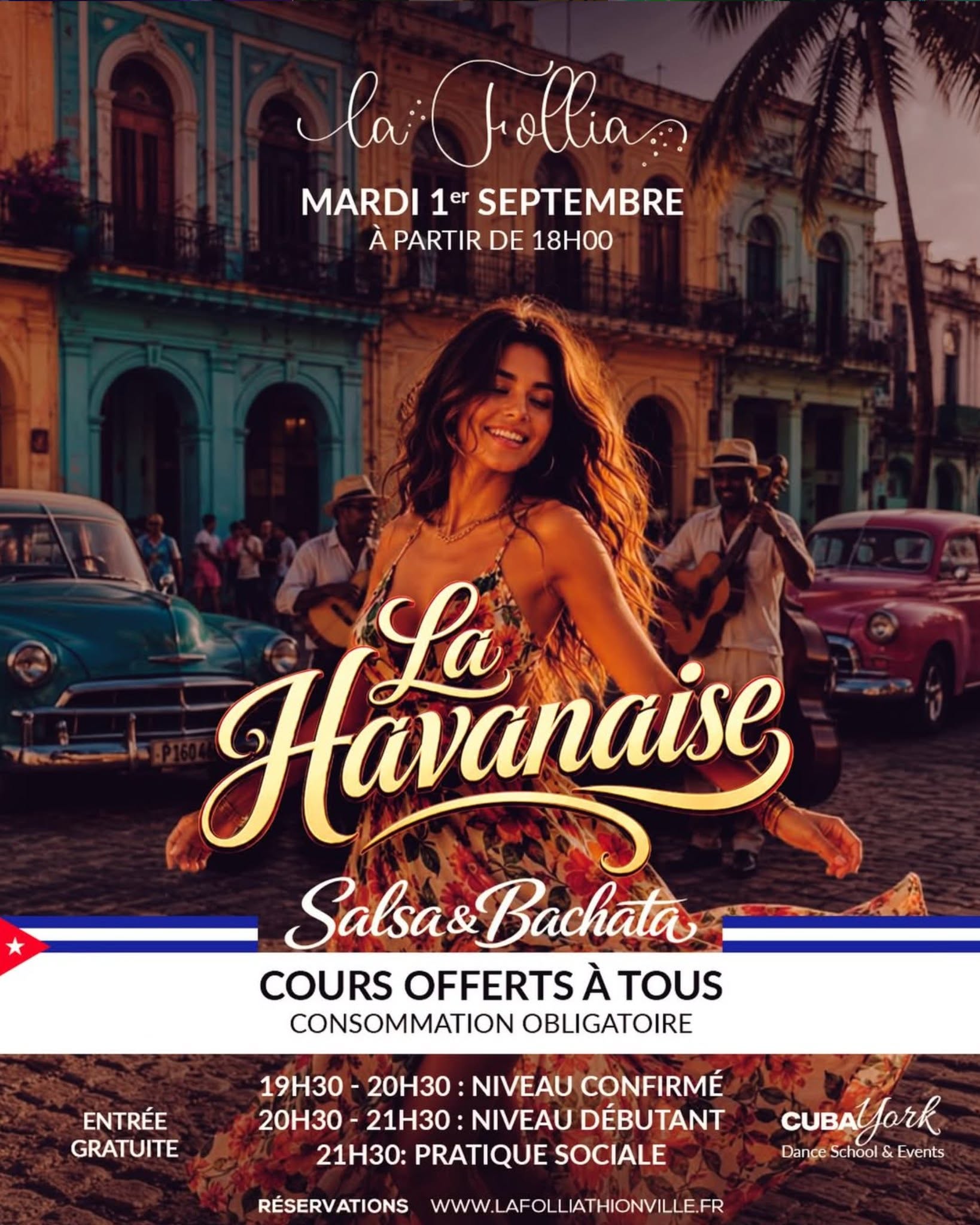 La Havanaise Cours & Social @ La Follia Thionville 57
