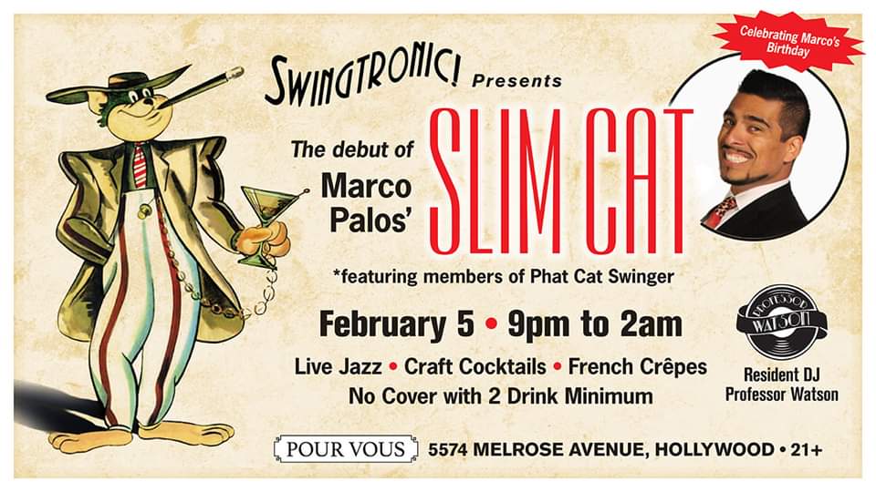 Marco Palos' SLIM CAT at Swingtronic!