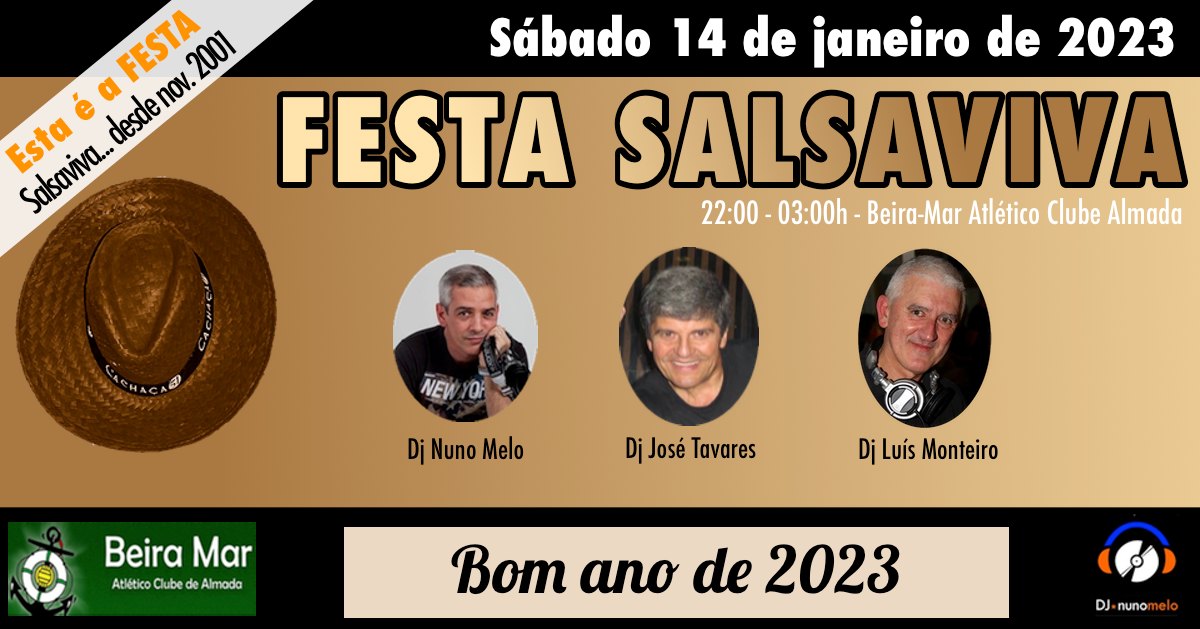 Festa Salsaviva - Sábado 14 de janeiro 2023