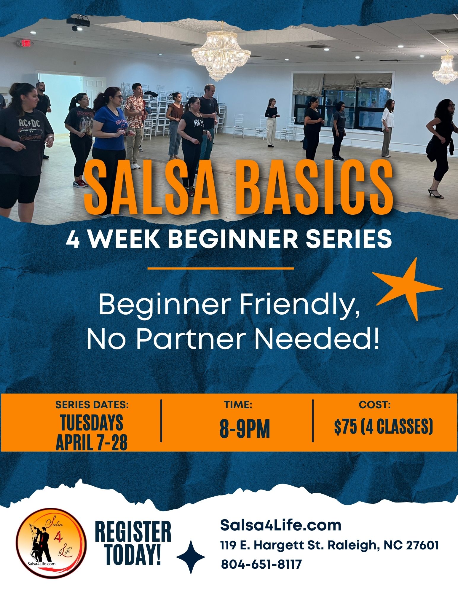 Salsa Basics I 4 week series I Tuesdays
