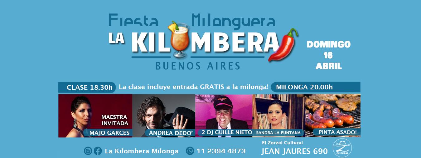 La Kilombera Milonga 🌶 Domingo 16 🌶 PINTA ASADO!