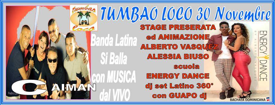 Tumbao Loco Musica dal VIVO 30 Novembre