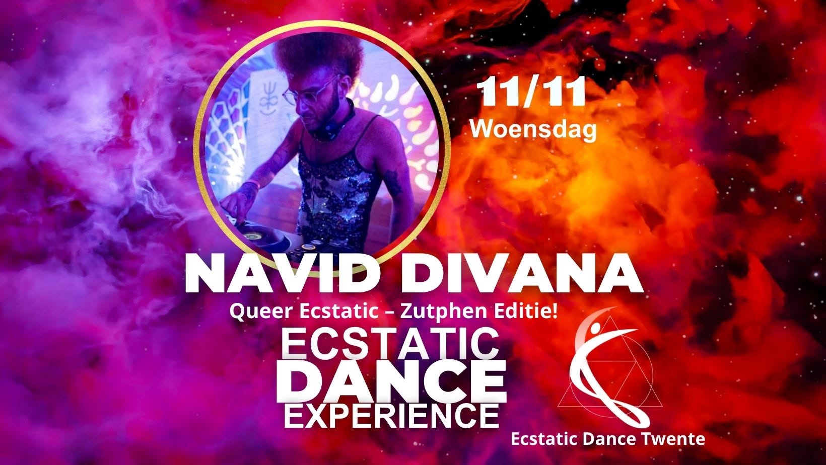 NAVID DIVANA✨️WOENSDAG 11 NOVEMBER ✨️🌈Queer Ecstatic Zutphen meets Ecstatic Dance Twente