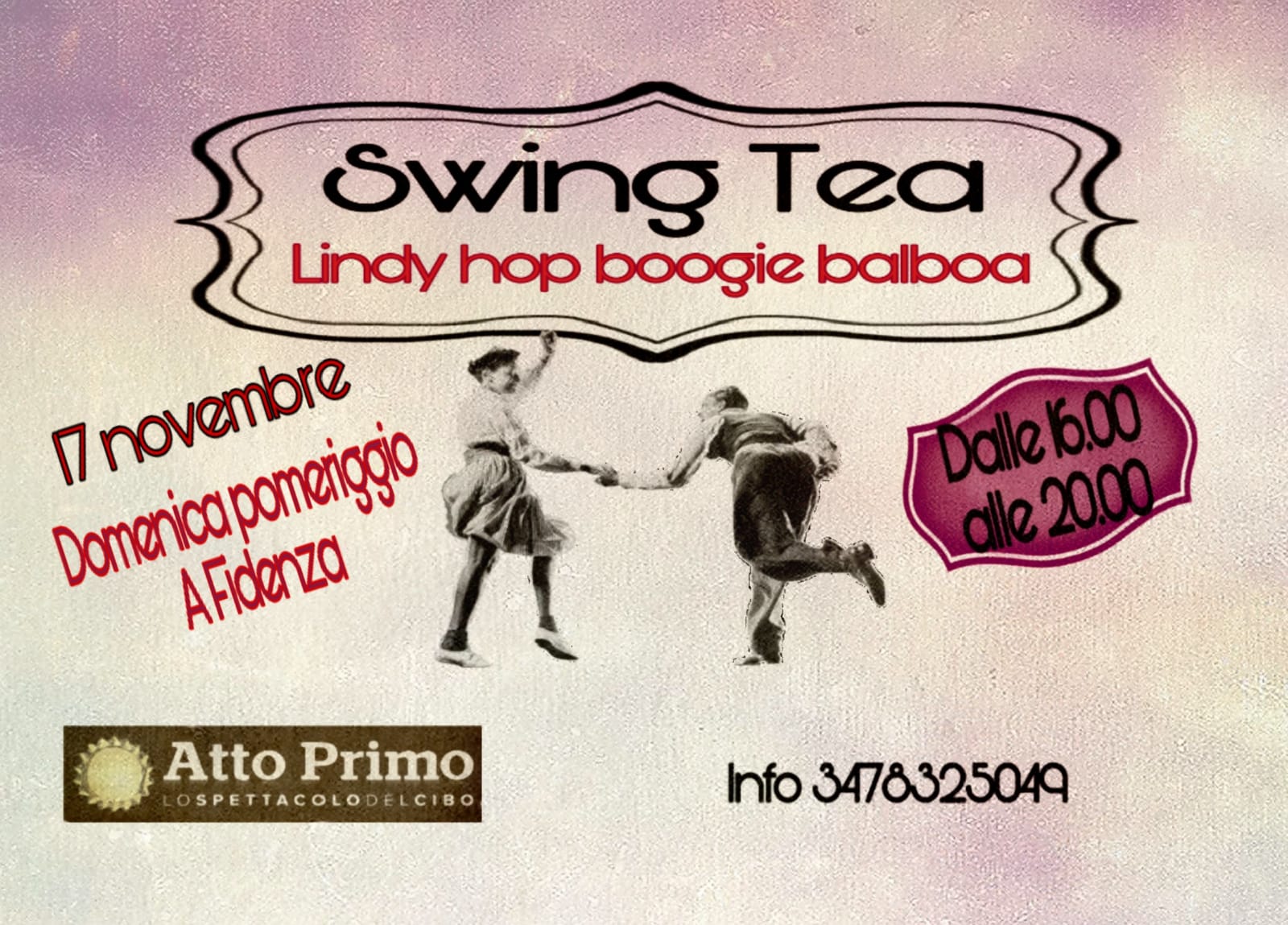 Swing Tea all'Atto Primo di Fidenza