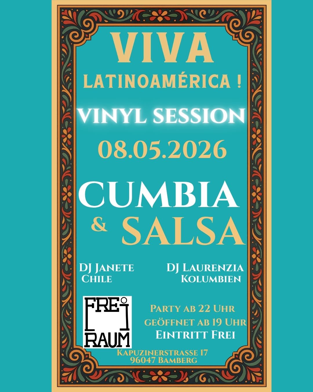 Vinyl Session-Viva Latinoamérica in FreiRaum