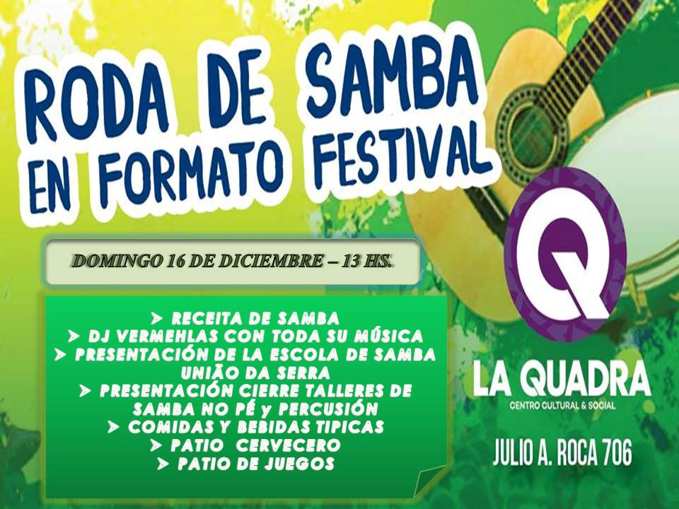 Roda de Samba Formato Festival - Cierre de Año 2018