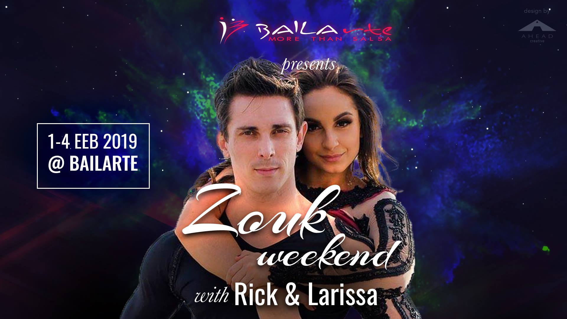 Zouk weekend with Rick & Larissa at BAILArte Dance School