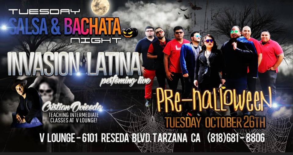 Pre-Halloween with Invasion Latina, Salsa & Bachata celebration