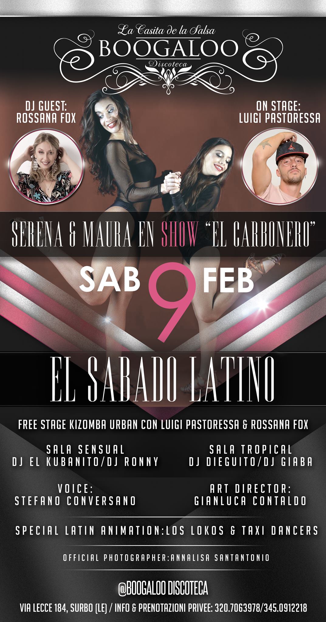 Boogaloo "El Sabado Latino" 9 Febbraio 2019