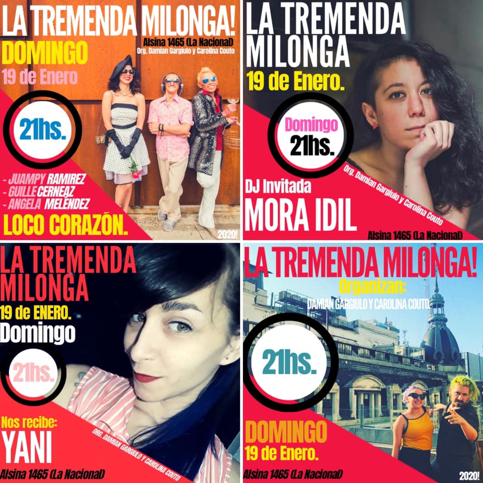 LA TREMENDA MILONGA 19 de ENERO 2020