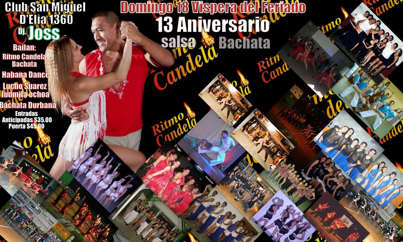 XIII Aniversario "Ritmo Candela" + Competencia amateur de Bachata Rumbo al "Lima Salsa Congress"