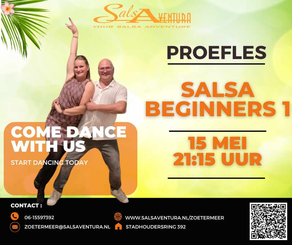 Proefles Salsa Beginners 1 - 15 Mei