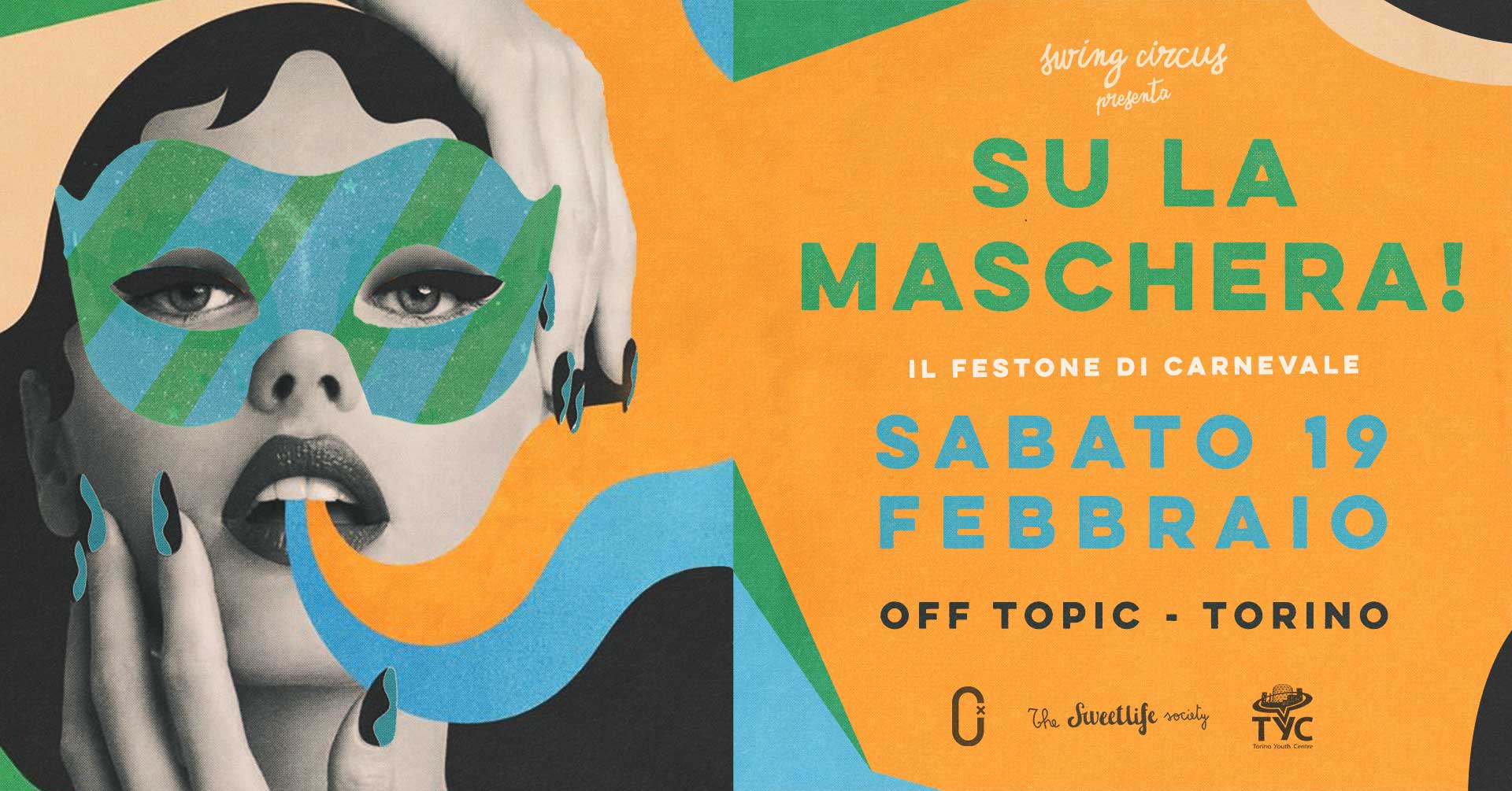 Swing Circus presenta SU LA MASCHERA! Il festone di carnevale!!