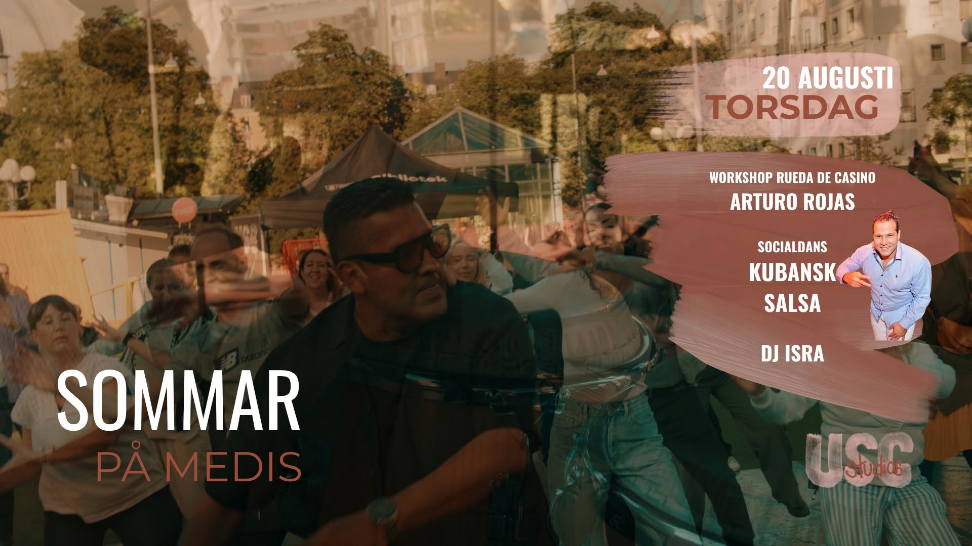 🌞🎶 Sommar på Medis! Kubansk Salsa med Dj Isra 💃🕺