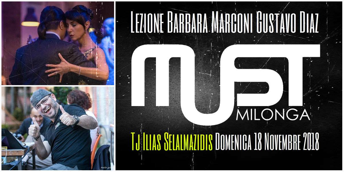 MUST Milonga DOM 18 11 Tj Ilias - "Mercatino e Sciuscià Chic"