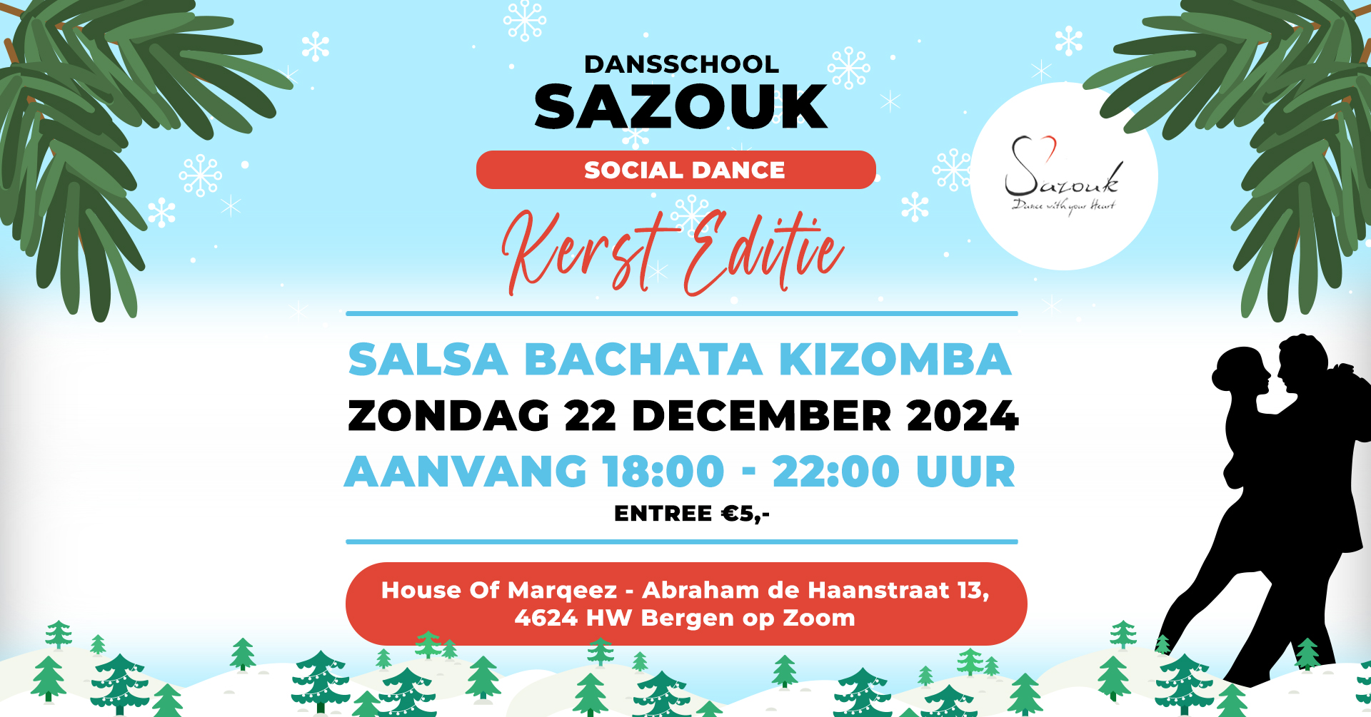 Sazouk X-MAS Social Dance Salsa Bachata Kizomba