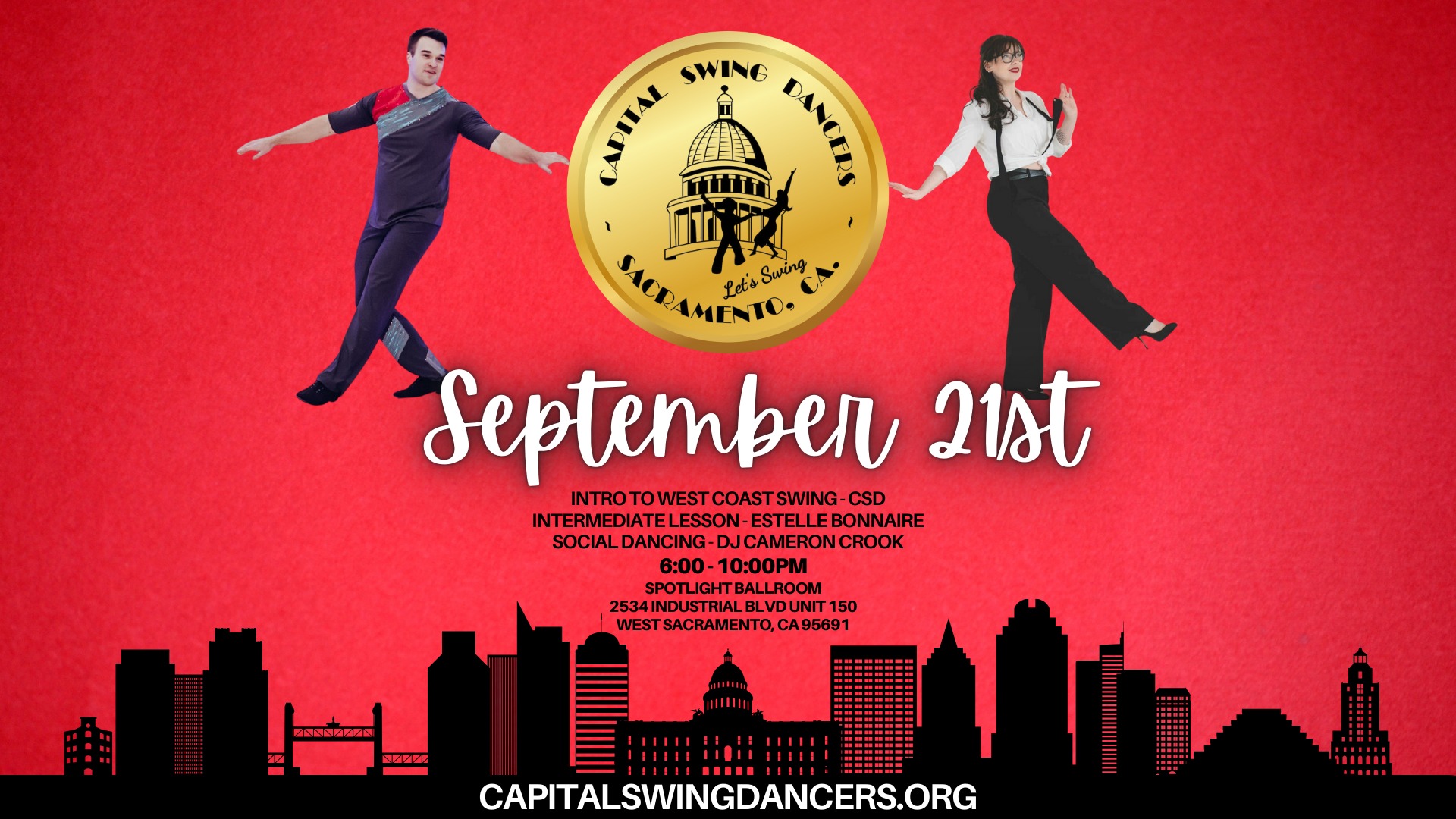 Capital Swing Dancers Monthly Dance - September