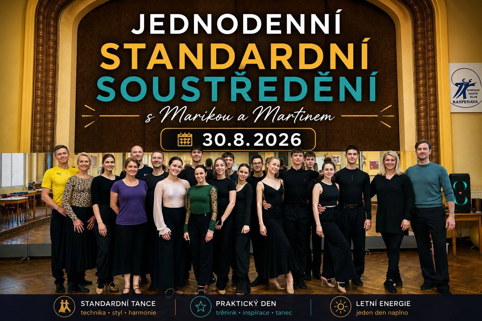 Jednodenní standardní soustředění s Marikou a Martinem