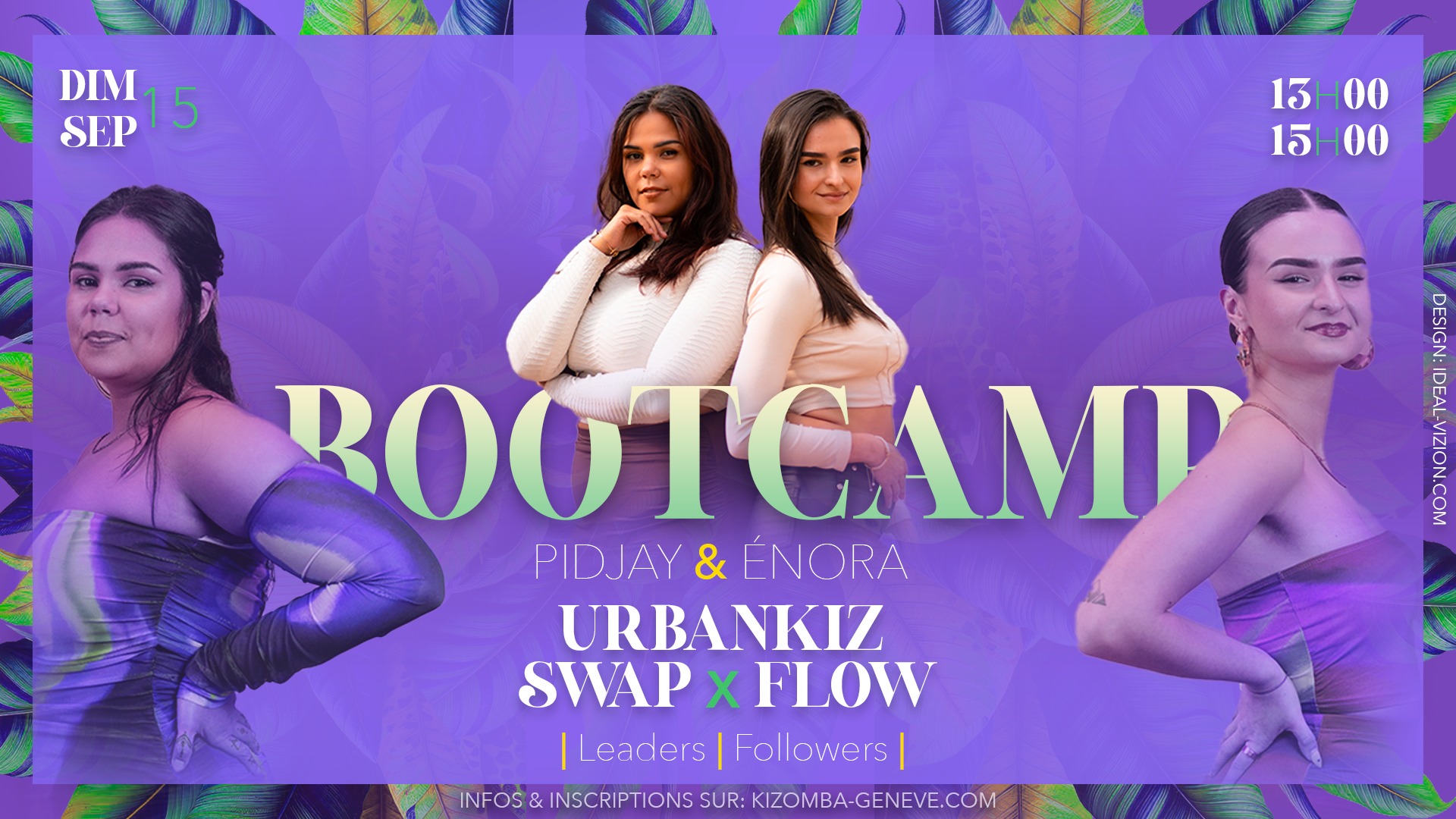 KIZOMBA GENÈVE - Bootcamp avec Pidjay & Enora