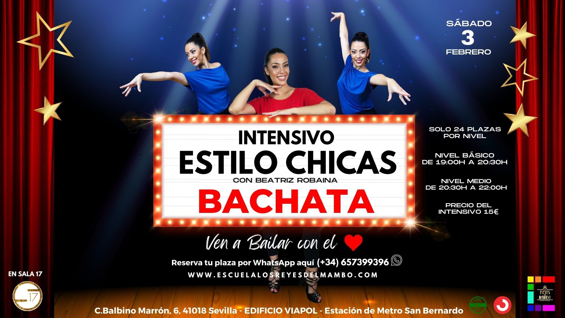 INTENSIVO DE ESTILO CHICAS BACHATA CON BEATRIZ ROBAINA