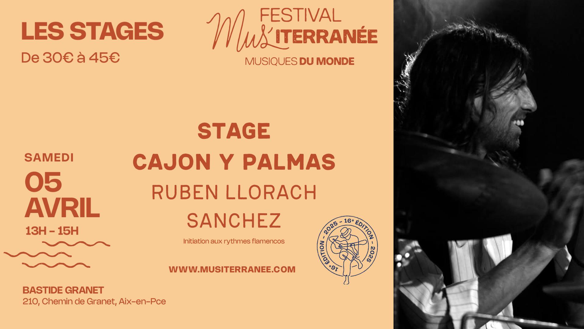 Flamenco : stage Cajon y Palmas