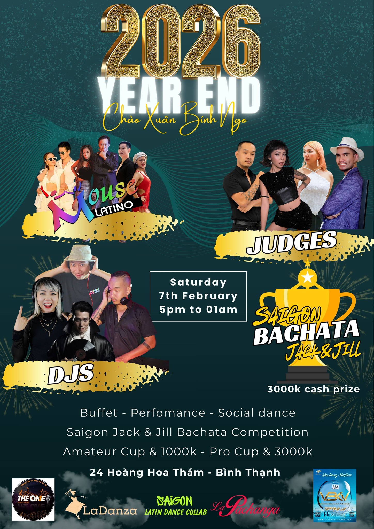 Year End Party & SAIGON BACHATA JACK & JILL COMPETITION