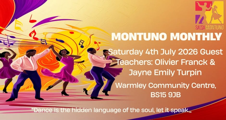 Montuno Monthly July Edition - Guest Teachers Olivier Franck & Jayne Emily Turpin