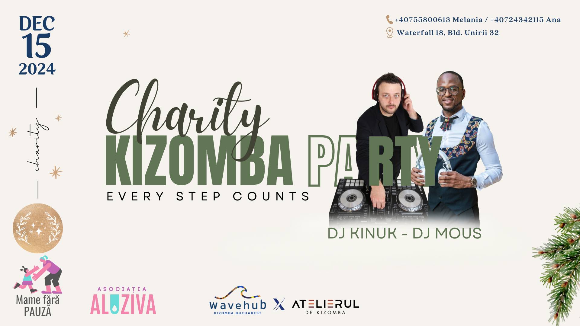 Charity Kizomba PARTY - Every step counts