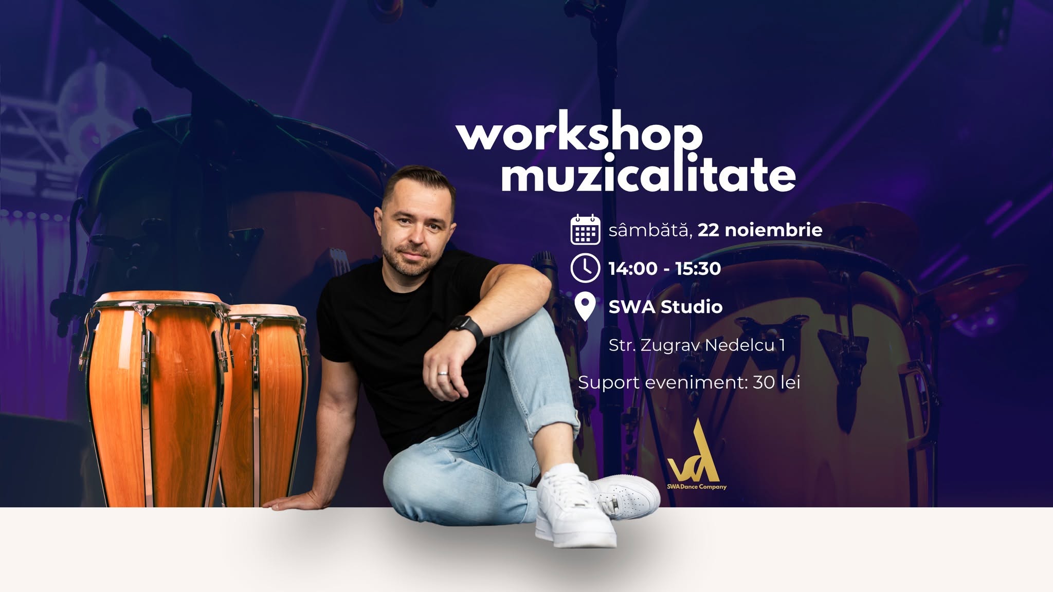 Workshop Muzicalitate by Salsa with Attitude 22 noiembrie 2025