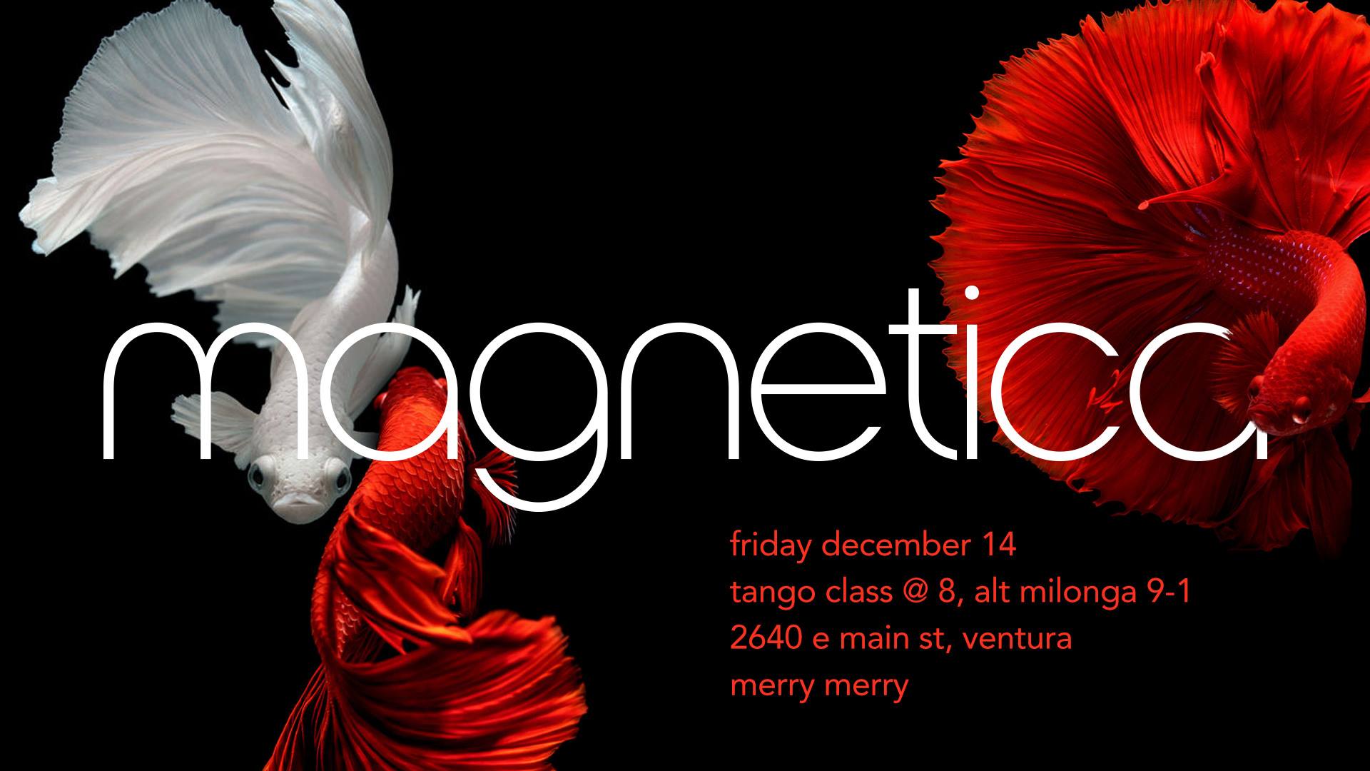 Magnetica - Alternative Music Milonga - December 14