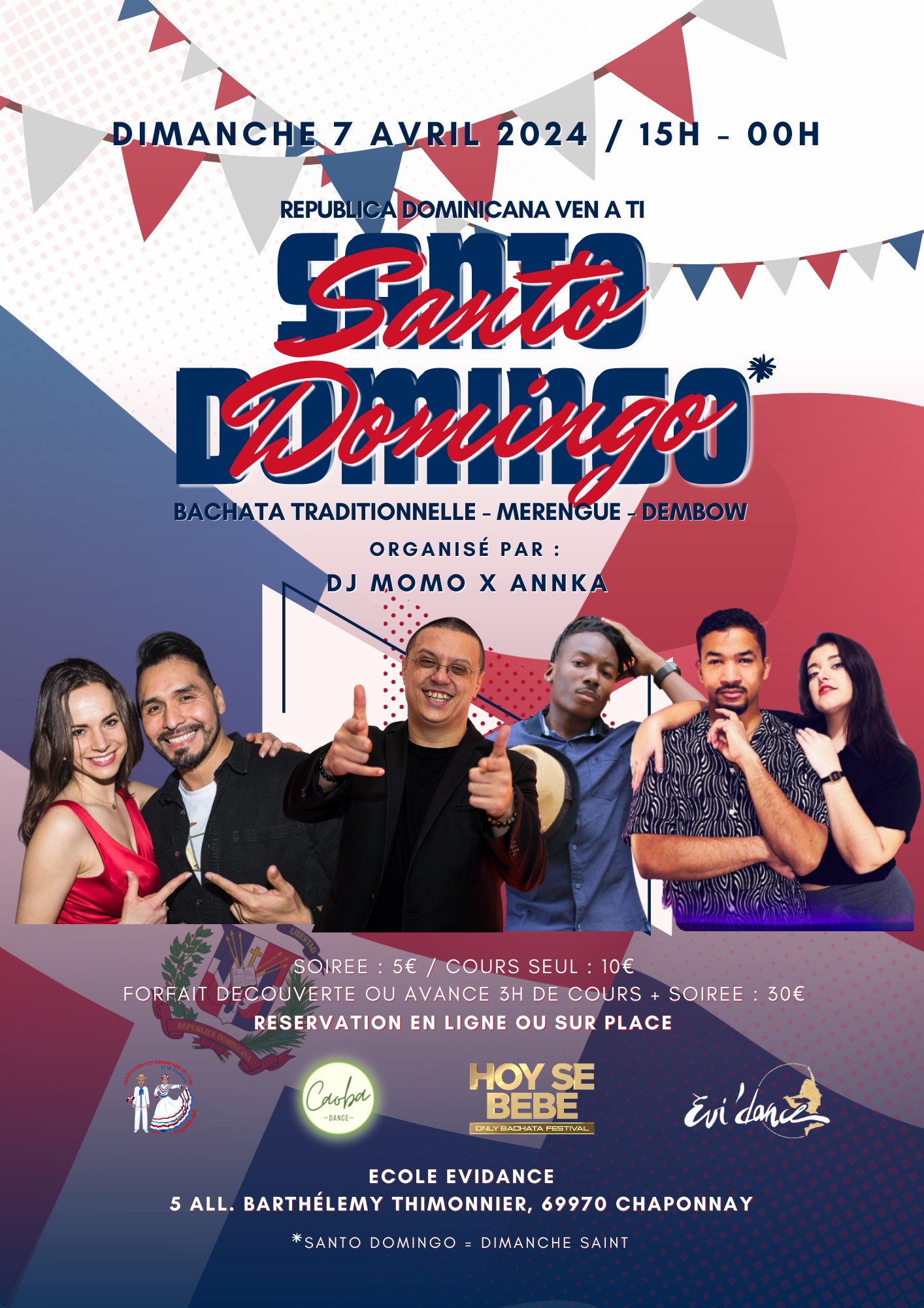 SANTO DOMINGO STAGE ET SOIREE 100% À LA DOMINICAINE