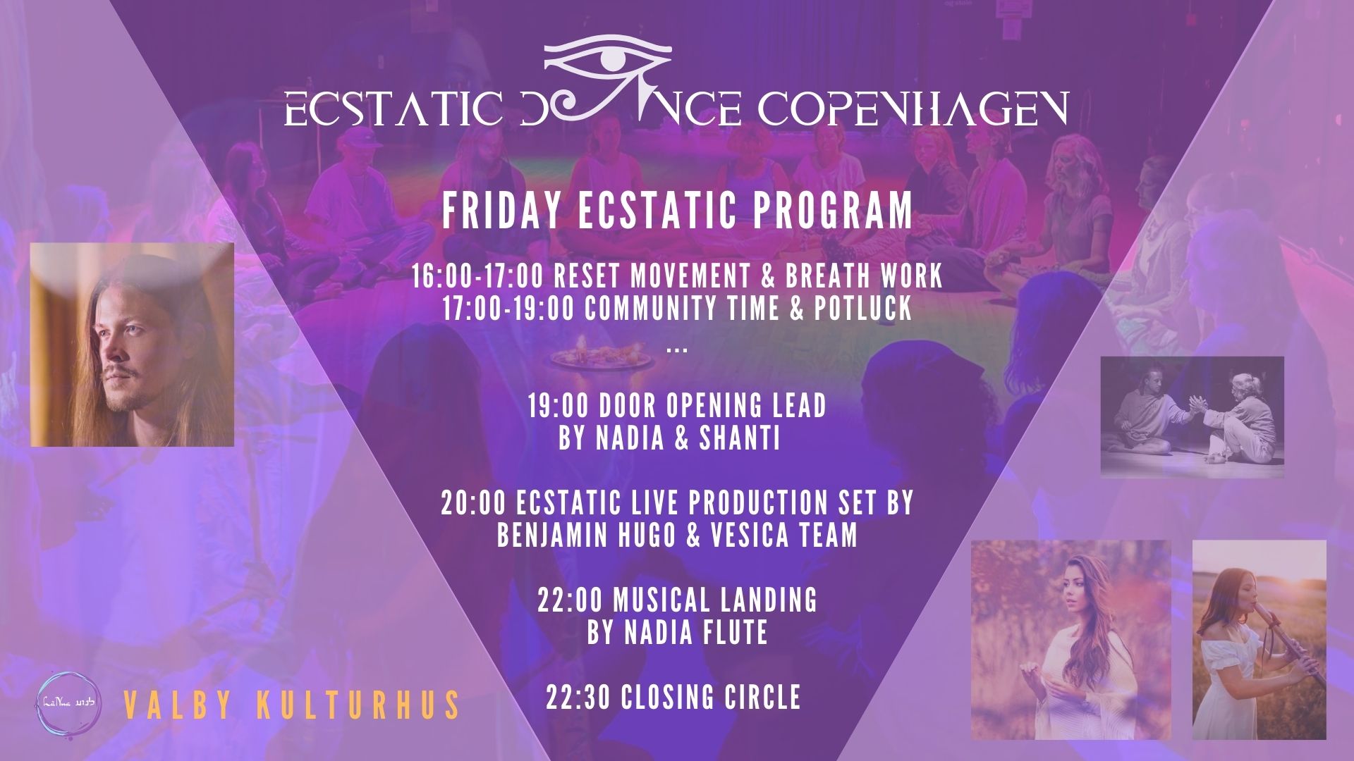 ✨ Reset Journey - Ecstatic Dance Valby Friday 31 01-25 ✨