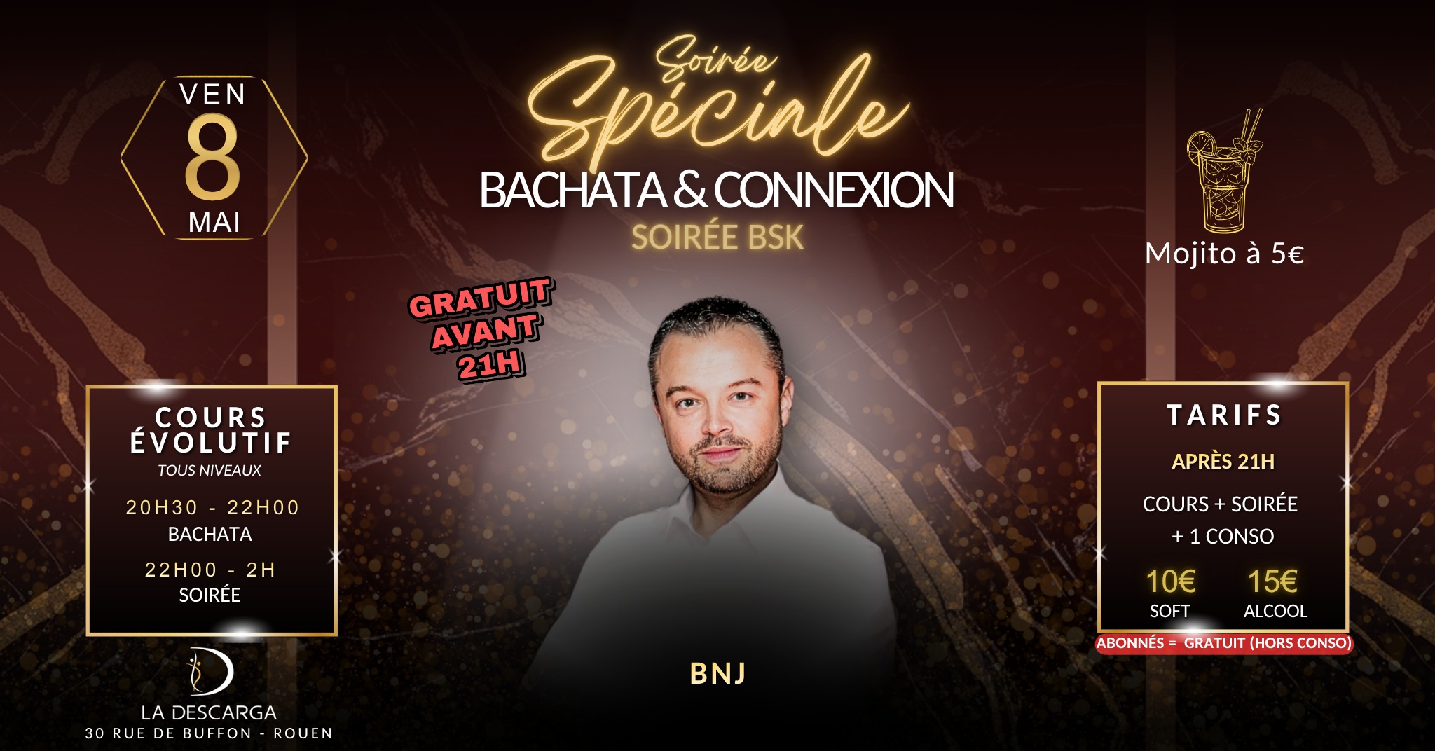 Soirรฉe Spรฉciale Bachata & Connexion - Soirรฉe Bachata, Salsa & Kizomba