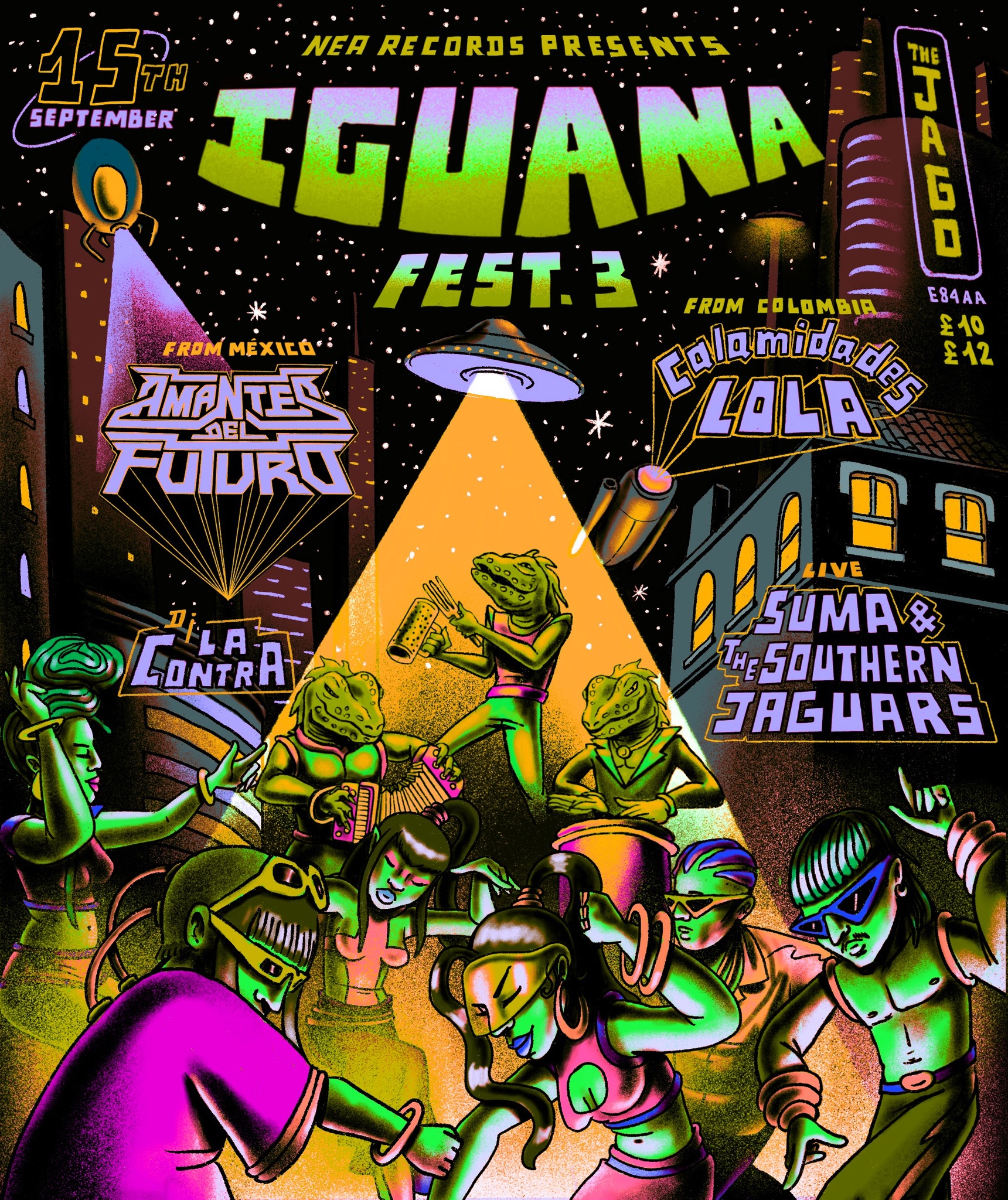 IGUANA FEST 3: Futuristic Cumbia, AfroLatin Bass and Beyond