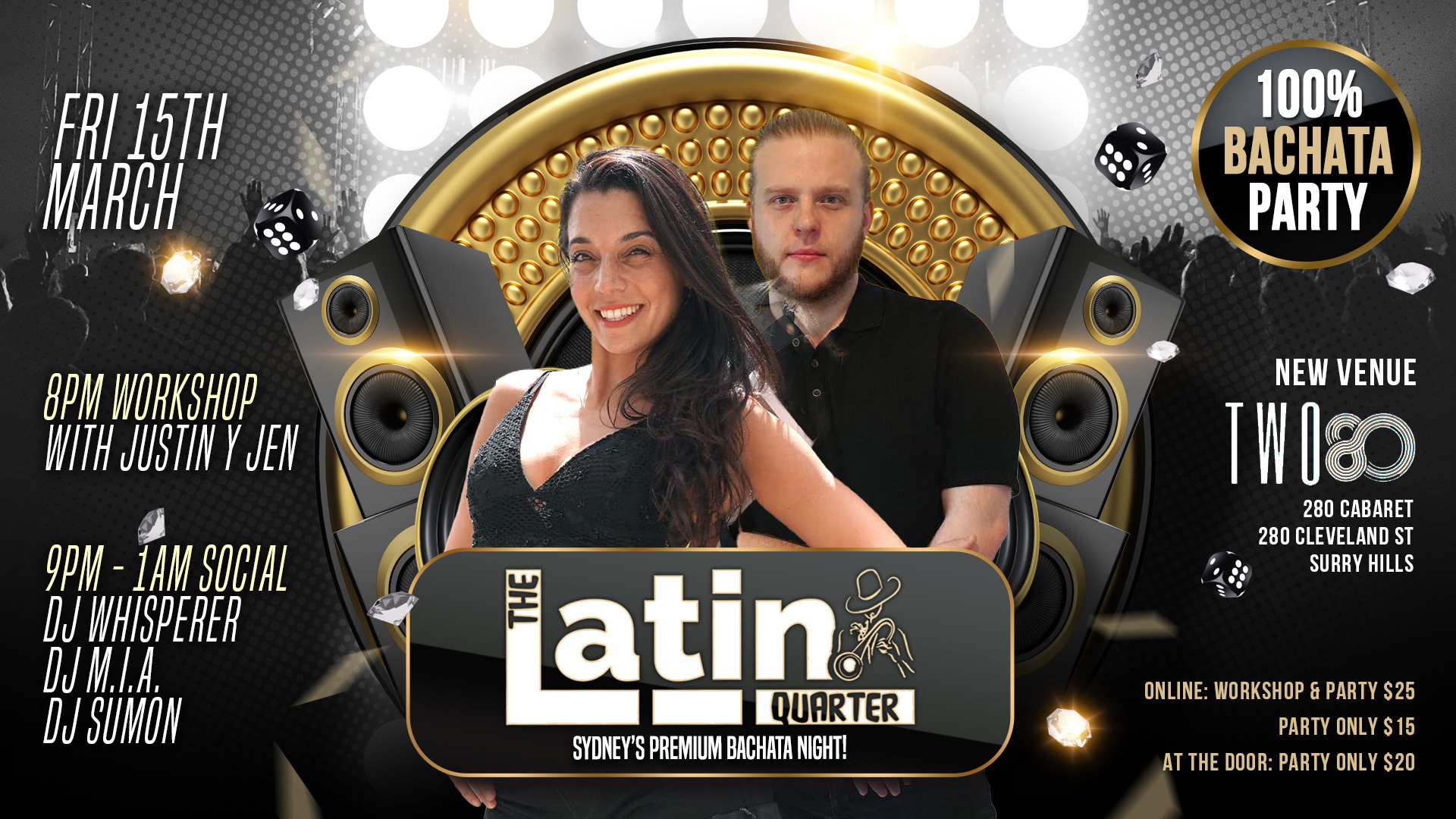 The Latin Quarter 100% Bachata Party