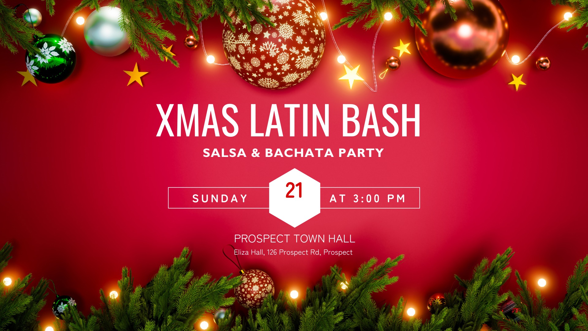 Xmas Latin Bash- Salsa & Bachata Kolsmas Party